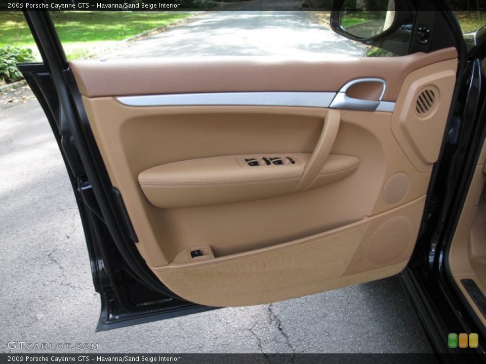 Havanna/Sand Beige Interior Door Panel for the 2009 Porsche Cayenne GTS #71852355