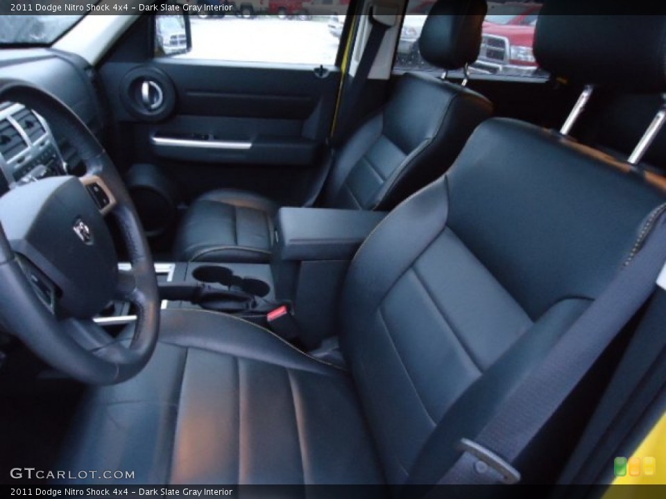 Dark Slate Gray Interior Front Seat for the 2011 Dodge Nitro Shock 4x4 #71855689