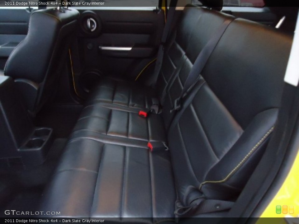 Dark Slate Gray Interior Rear Seat for the 2011 Dodge Nitro Shock 4x4 #71855707