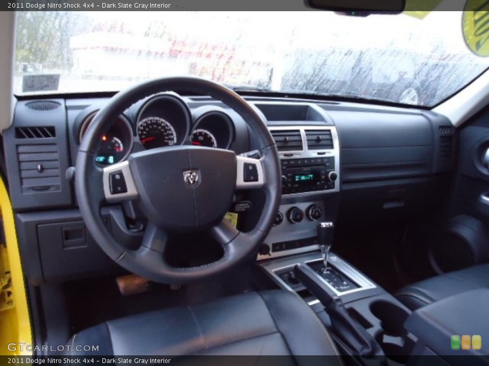 Dark Slate Gray Interior Dashboard for the 2011 Dodge Nitro Shock 4x4 #71855725