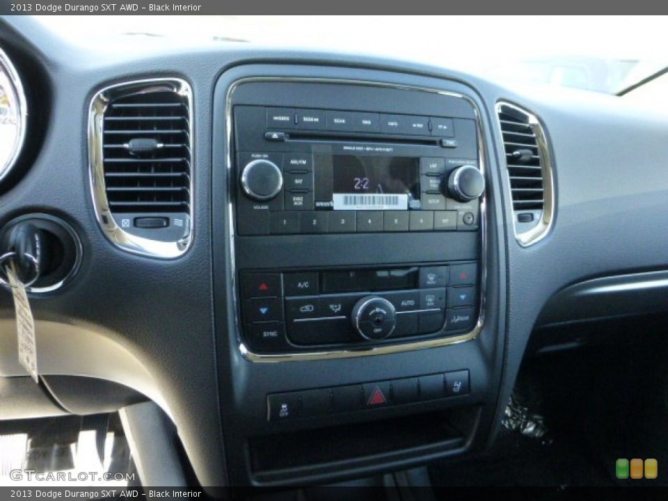 Black Interior Controls for the 2013 Dodge Durango SXT AWD #71856667