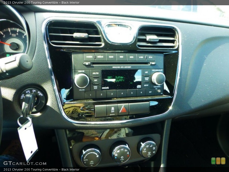 Black Interior Controls for the 2013 Chrysler 200 Touring Convertible #71858674