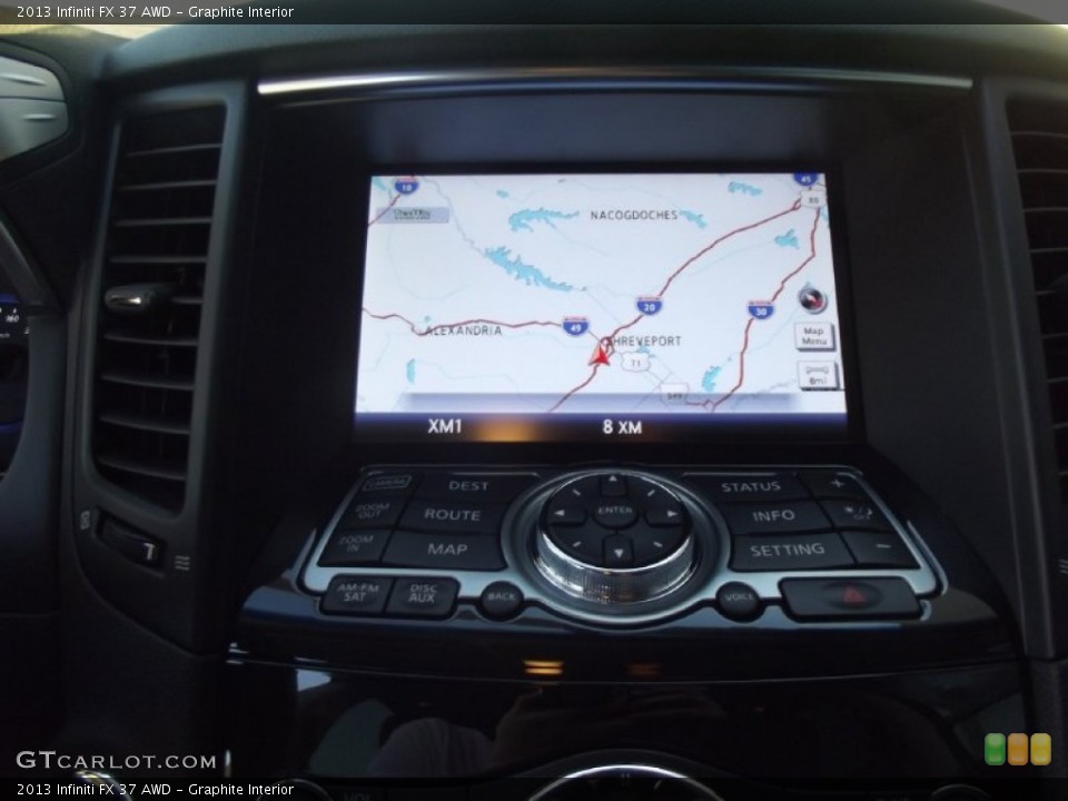 Graphite Interior Navigation for the 2013 Infiniti FX 37 AWD #71859280