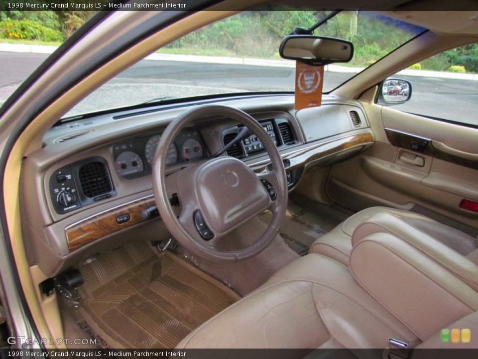 Medium Parchment 1998 Mercury Grand Marquis Interiors