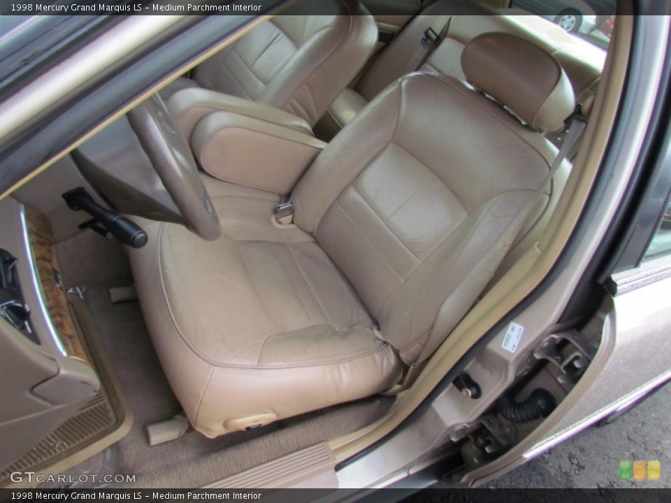 Medium Parchment Interior Front Seat for the 1998 Mercury Grand Marquis LS #71863830
