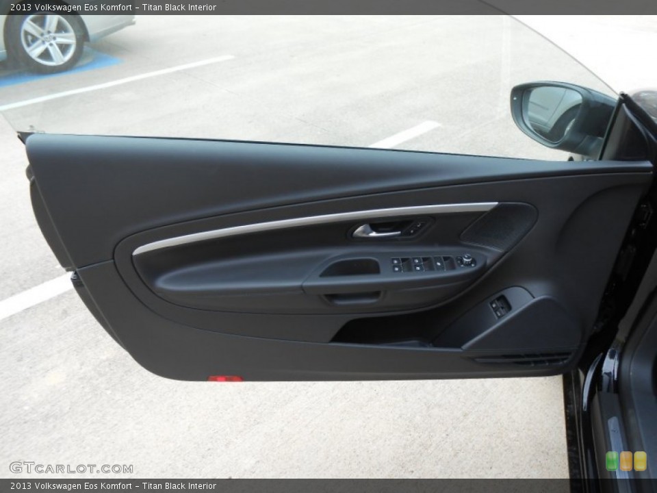Titan Black Interior Door Panel for the 2013 Volkswagen Eos Komfort #71864805