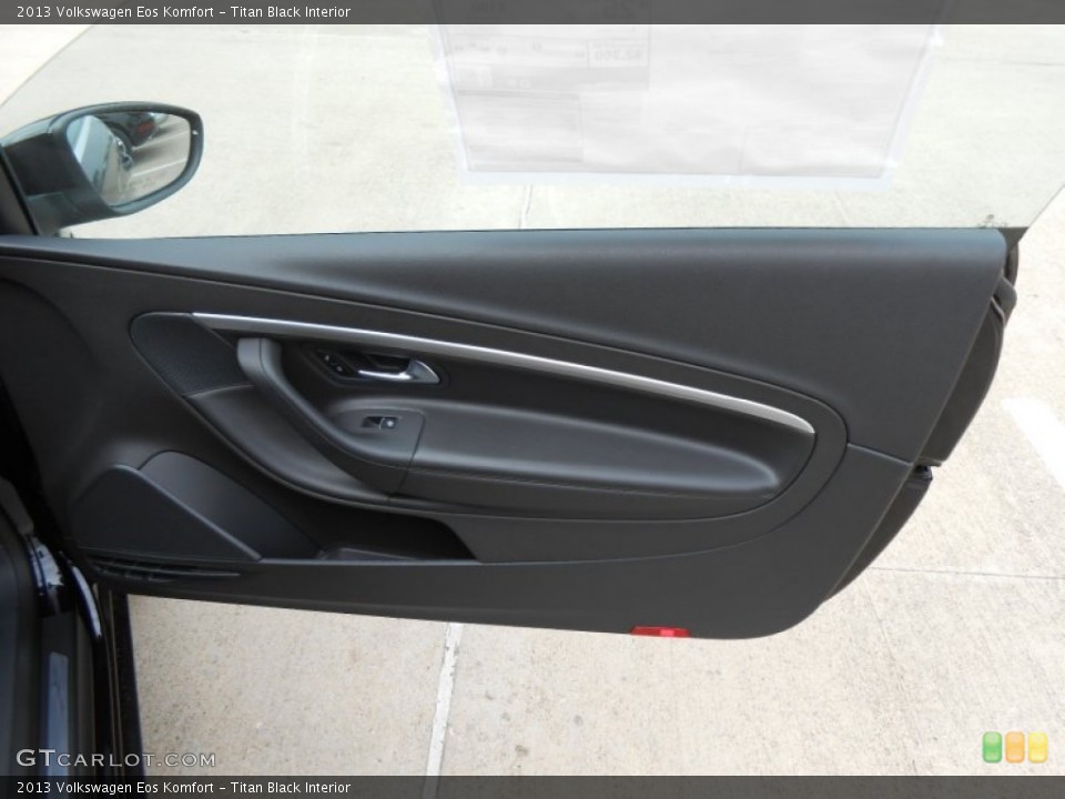 Titan Black Interior Door Panel for the 2013 Volkswagen Eos Komfort #71864853