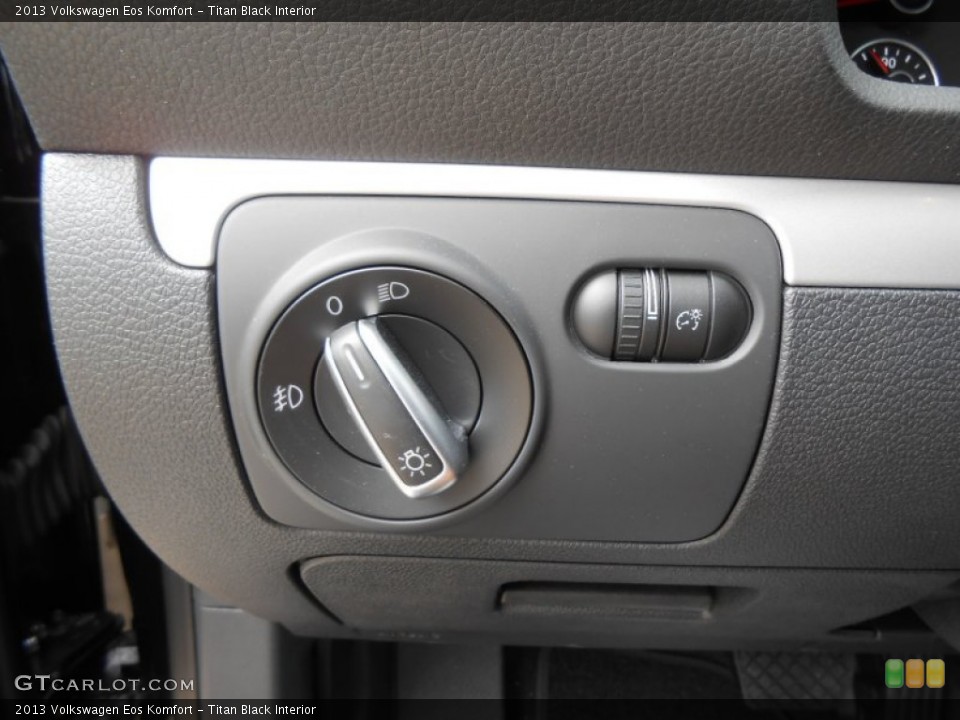 Titan Black Interior Controls for the 2013 Volkswagen Eos Komfort #71865059