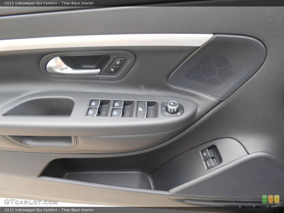 Titan Black Interior Controls for the 2013 Volkswagen Eos Komfort #71865081