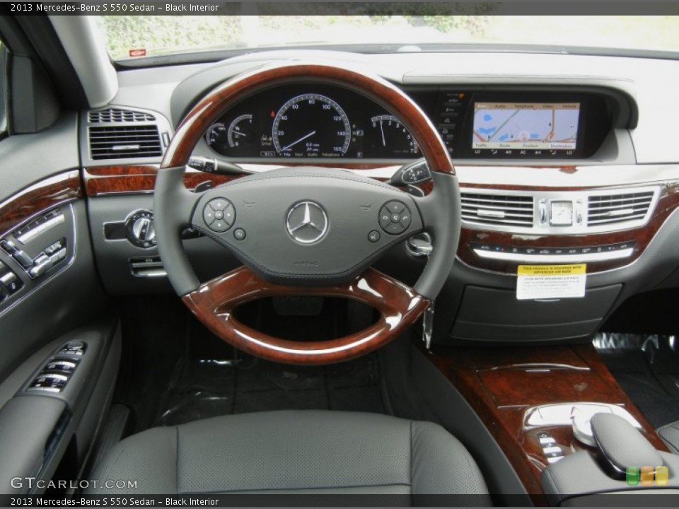 Black Interior Dashboard for the 2013 Mercedes-Benz S 550 Sedan #71866530