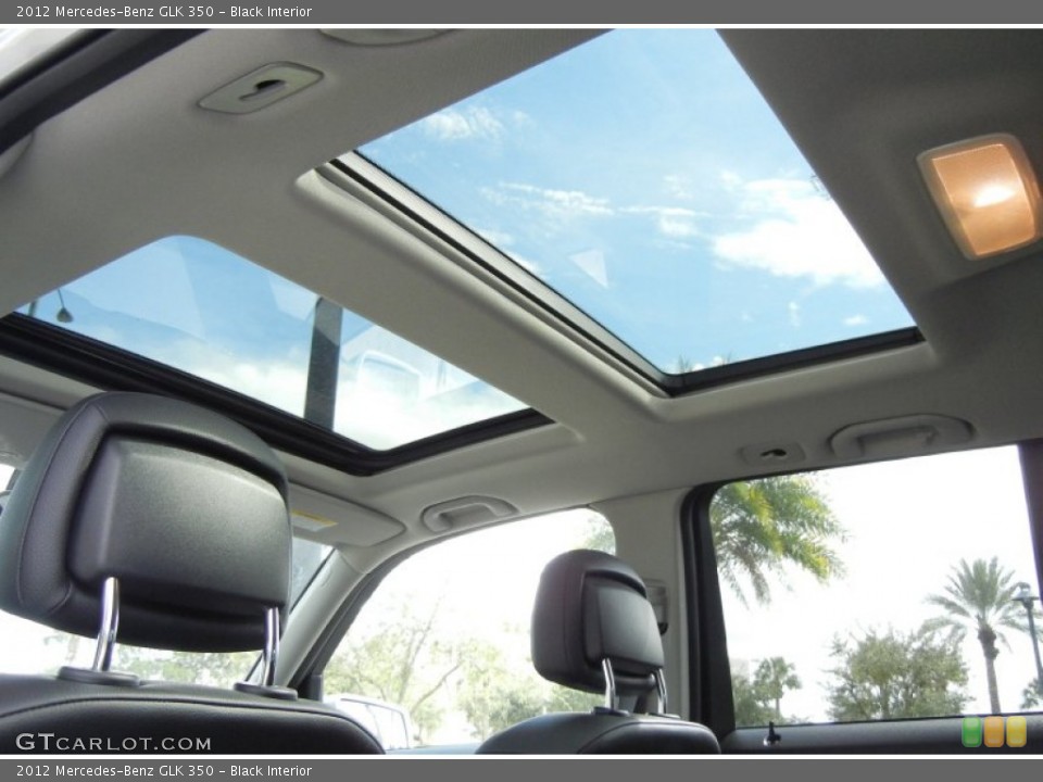 Black Interior Sunroof for the 2012 Mercedes-Benz GLK 350 #71868084