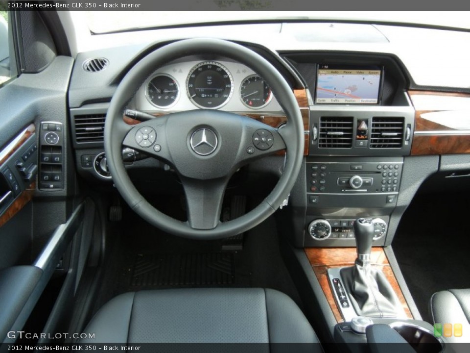 Black Interior Dashboard for the 2012 Mercedes-Benz GLK 350 #71868106