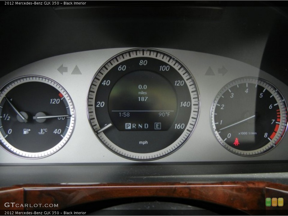 Black Interior Gauges for the 2012 Mercedes-Benz GLK 350 #71868126
