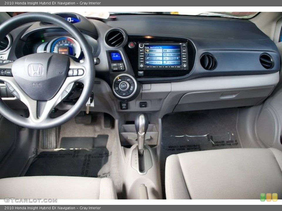 Gray Interior Dashboard for the 2010 Honda Insight Hybrid EX Navigation #71870812