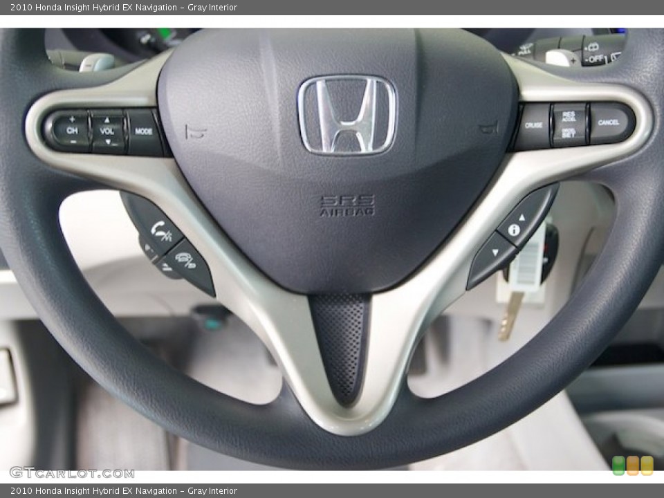 Gray Interior Controls for the 2010 Honda Insight Hybrid EX Navigation #71870937
