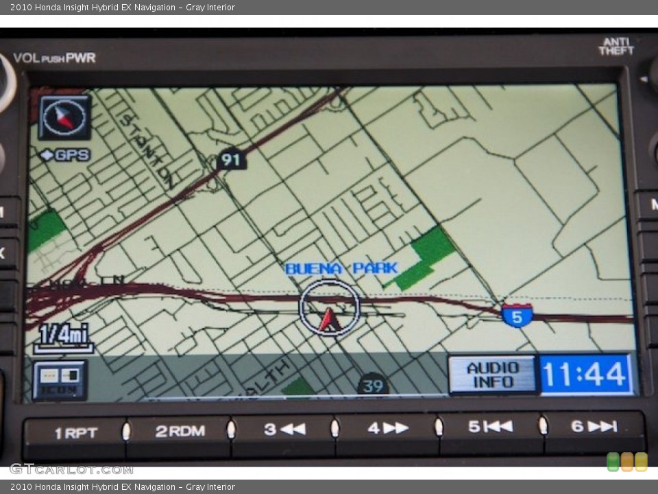 Gray Interior Navigation for the 2010 Honda Insight Hybrid EX Navigation #71871225