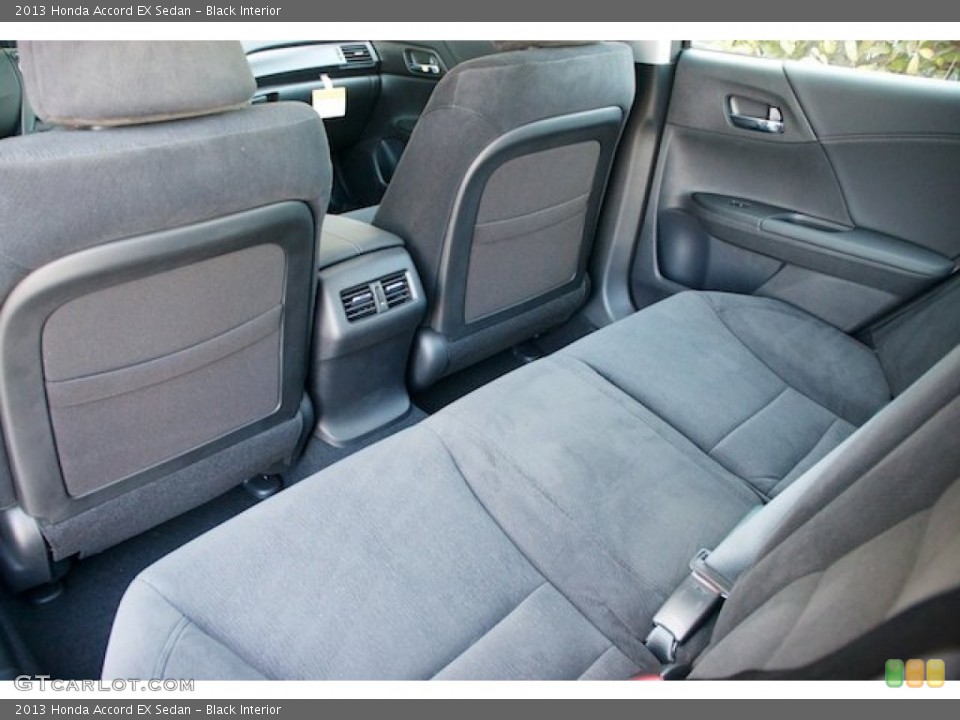 Black Interior Rear Seat for the 2013 Honda Accord EX Sedan #71875116