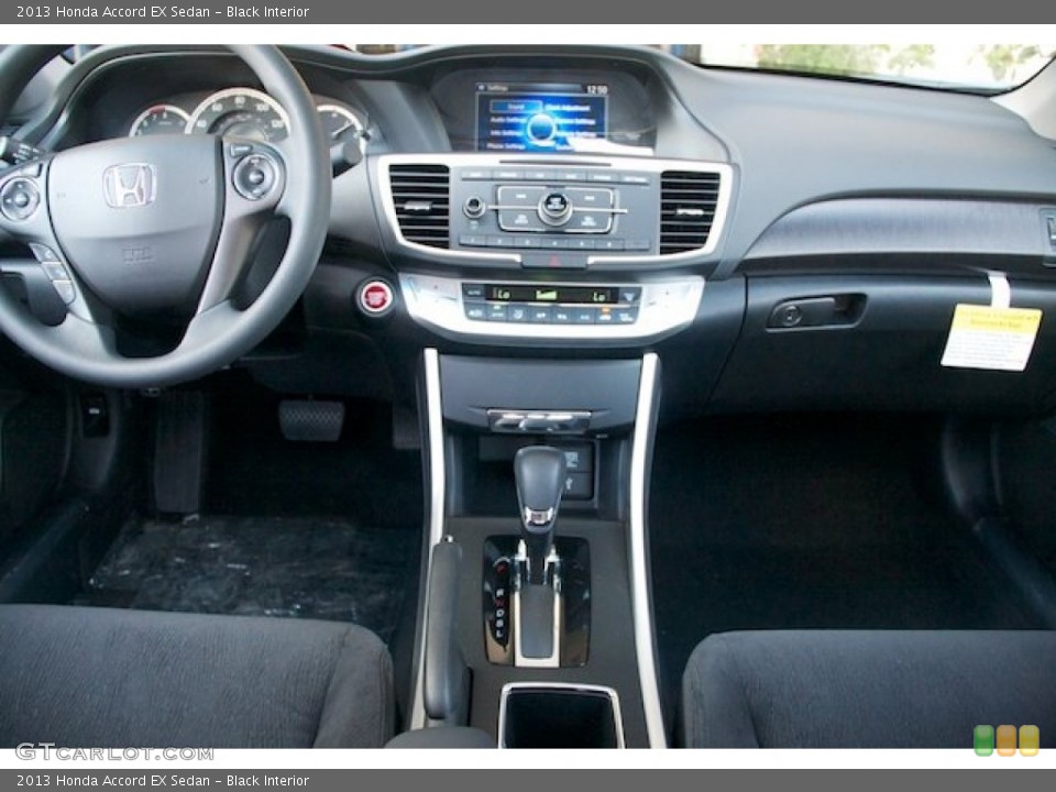 Black Interior Dashboard for the 2013 Honda Accord EX Sedan #71875140