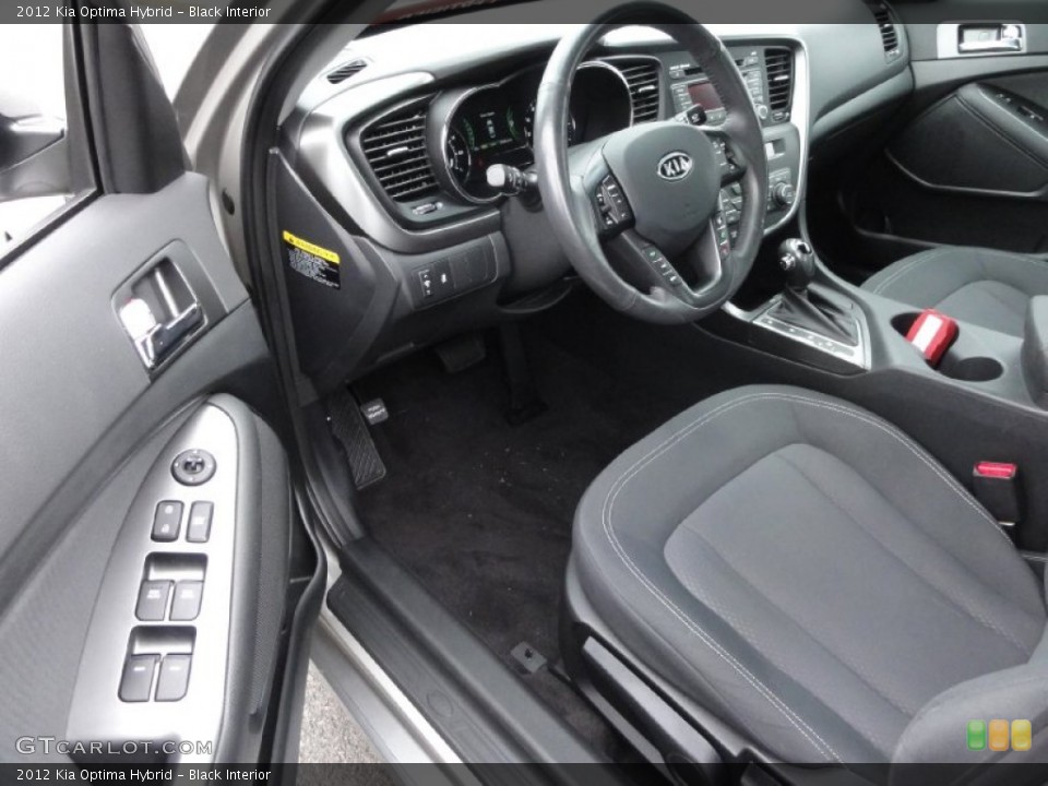 Black Interior Prime Interior for the 2012 Kia Optima Hybrid #71875706