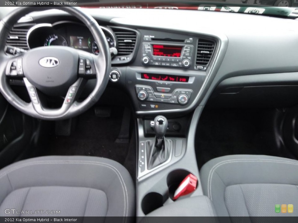 Black Interior Dashboard for the 2012 Kia Optima Hybrid #71875923