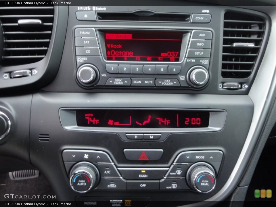 Black Interior Audio System for the 2012 Kia Optima Hybrid #71875992