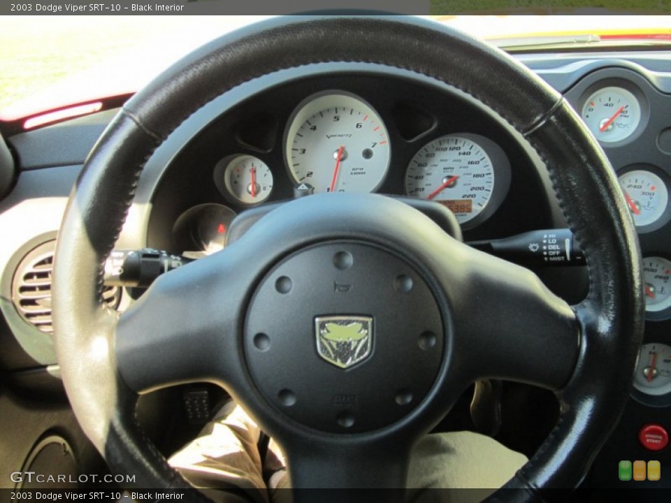 Black Interior Steering Wheel for the 2003 Dodge Viper SRT-10 #71879883