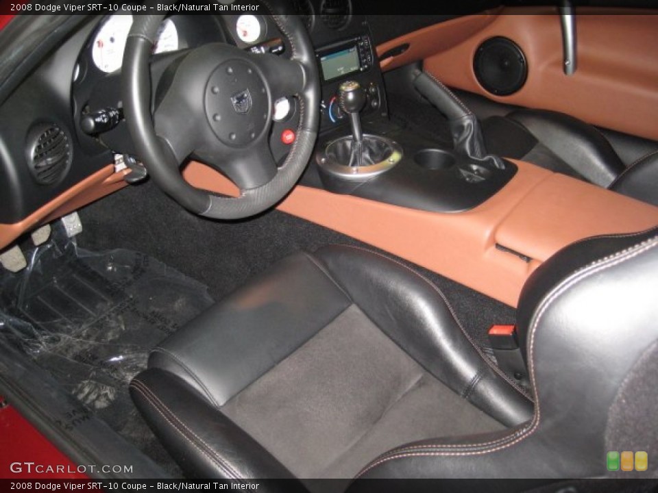 Black/Natural Tan Interior Photo for the 2008 Dodge Viper SRT-10 Coupe #71880173