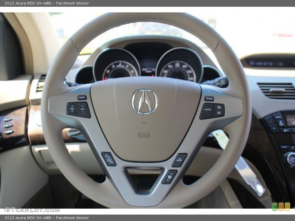 Parchment Interior Steering Wheel for the 2013 Acura MDX SH-AWD #71880906