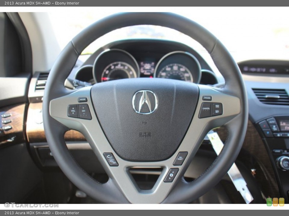 Ebony Interior Steering Wheel for the 2013 Acura MDX SH-AWD #71882319