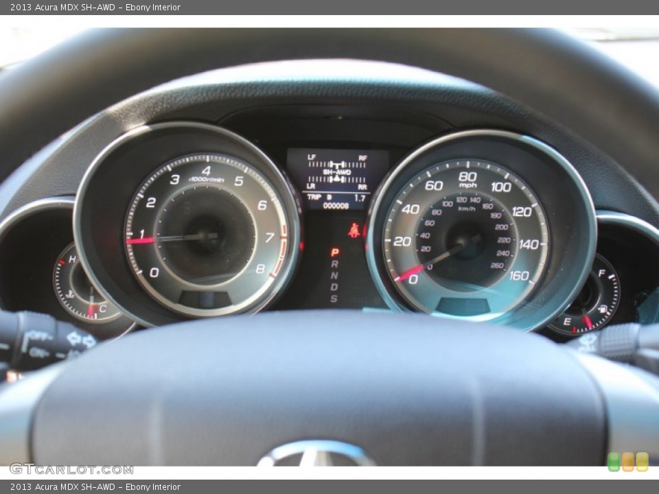 Ebony Interior Gauges for the 2013 Acura MDX SH-AWD #71882482