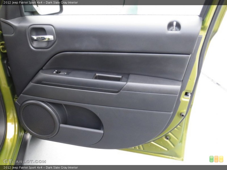 Dark Slate Gray Interior Door Panel for the 2012 Jeep Patriot Sport 4x4 #71883219