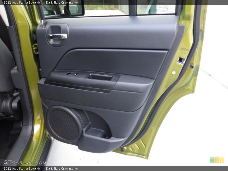 Dark Slate Gray Interior Door Panel for the 2012 Jeep Patriot Sport 4x4 #71883283