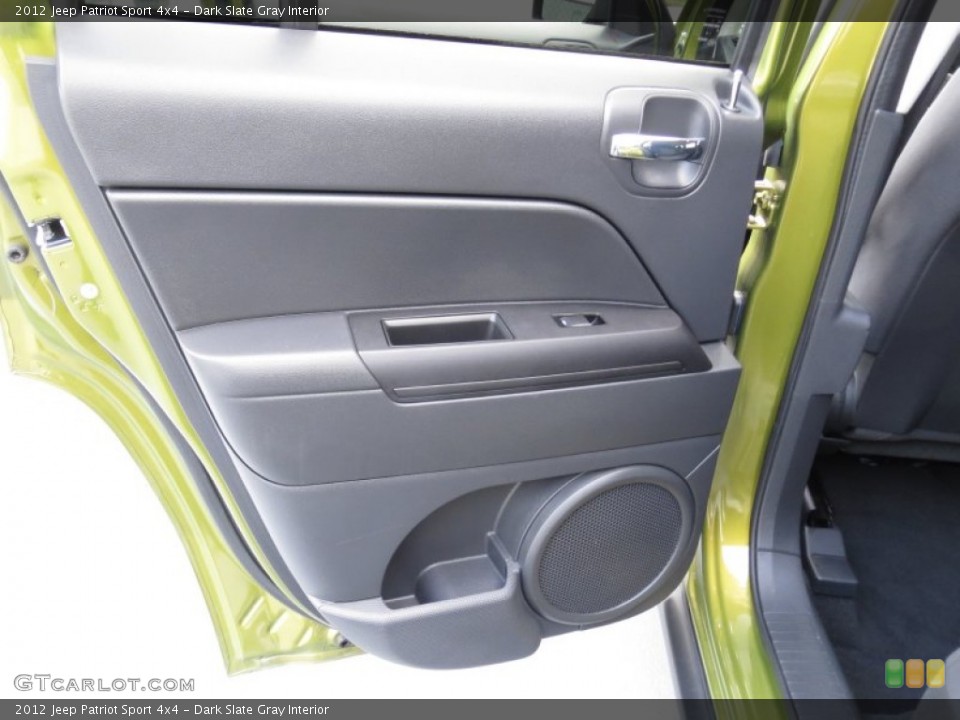 Dark Slate Gray Interior Door Panel for the 2012 Jeep Patriot Sport 4x4 #71883363