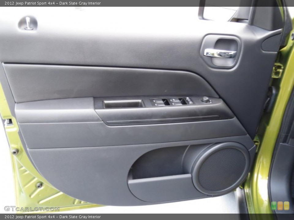 Dark Slate Gray Interior Door Panel for the 2012 Jeep Patriot Sport 4x4 #71883402