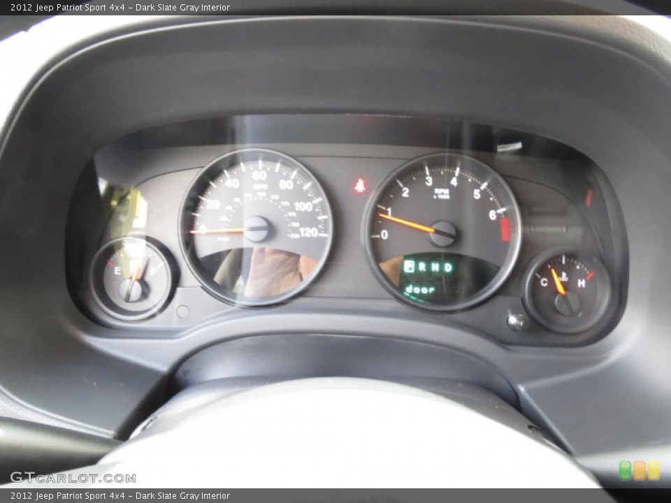 Dark Slate Gray Interior Gauges for the 2012 Jeep Patriot Sport 4x4 #71883618