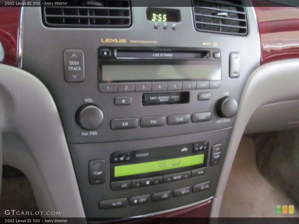 Ivory Interior Controls for the 2002 Lexus ES 300 #71887839