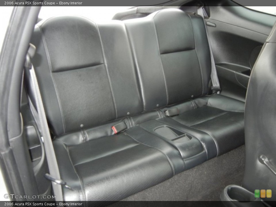 Ebony Interior Rear Seat for the 2006 Acura RSX Sports Coupe #71889334