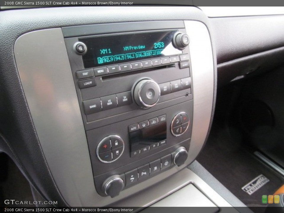 Morocco Brown/Ebony Interior Controls for the 2008 GMC Sierra 1500 SLT Crew Cab 4x4 #71889678