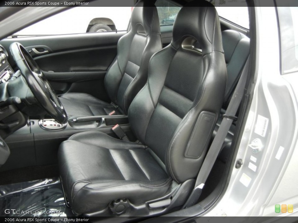 Ebony Interior Front Seat for the 2006 Acura RSX Sports Coupe #71889739