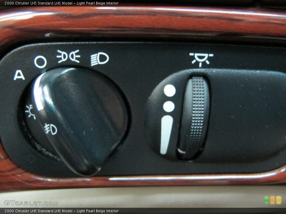 Light Pearl Beige Interior Controls for the 2000 Chrysler LHS  #71891871