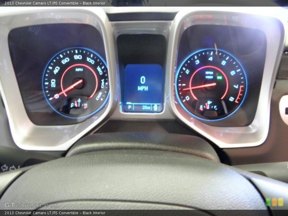 Black Interior Gauges for the 2013 Chevrolet Camaro LT/RS Convertible #71895124