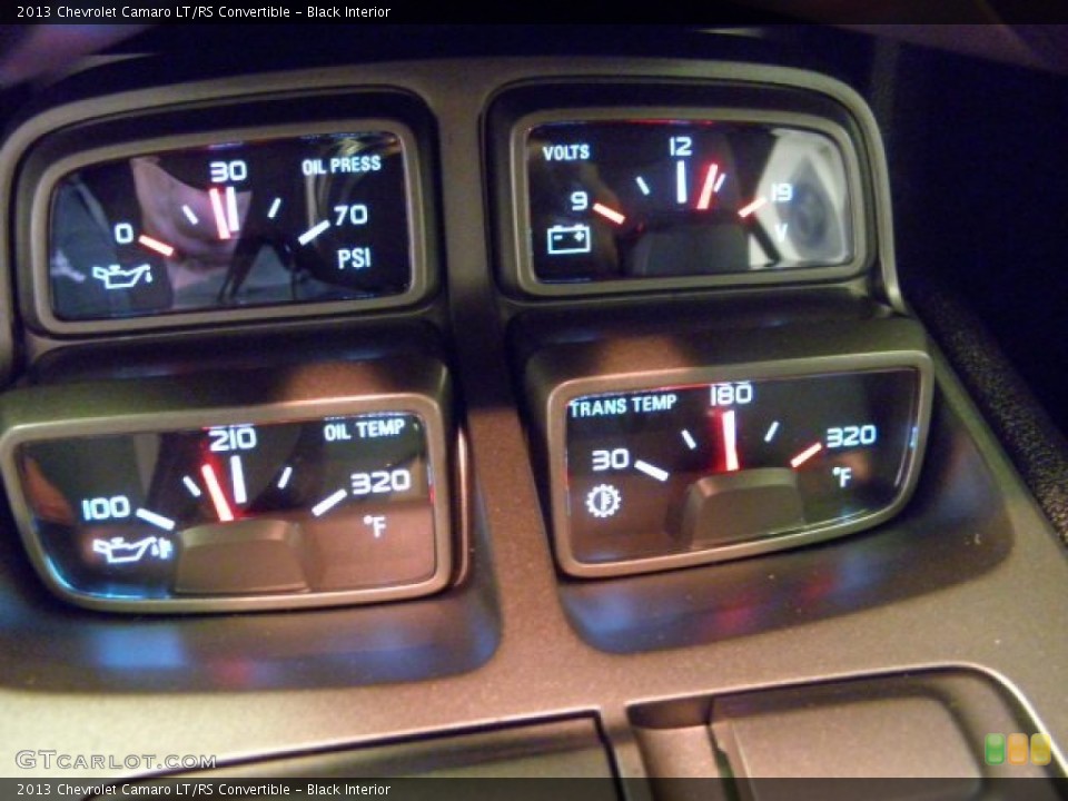 Black Interior Gauges for the 2013 Chevrolet Camaro LT/RS Convertible #71895201