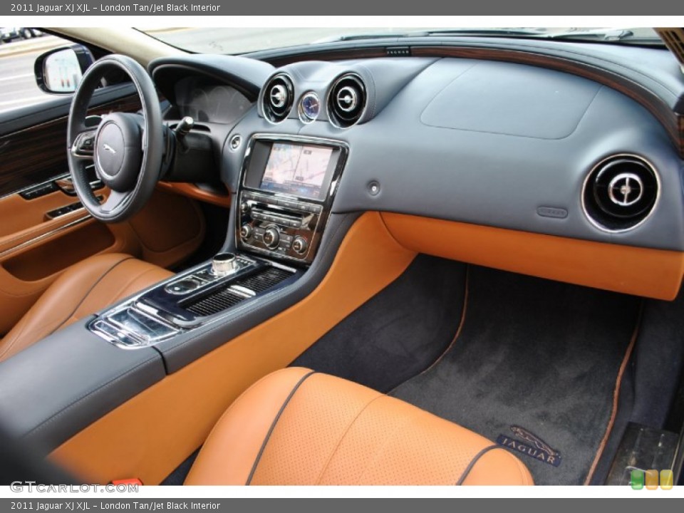 London Tan/Jet Black Interior Photo for the 2011 Jaguar XJ XJL #71895237