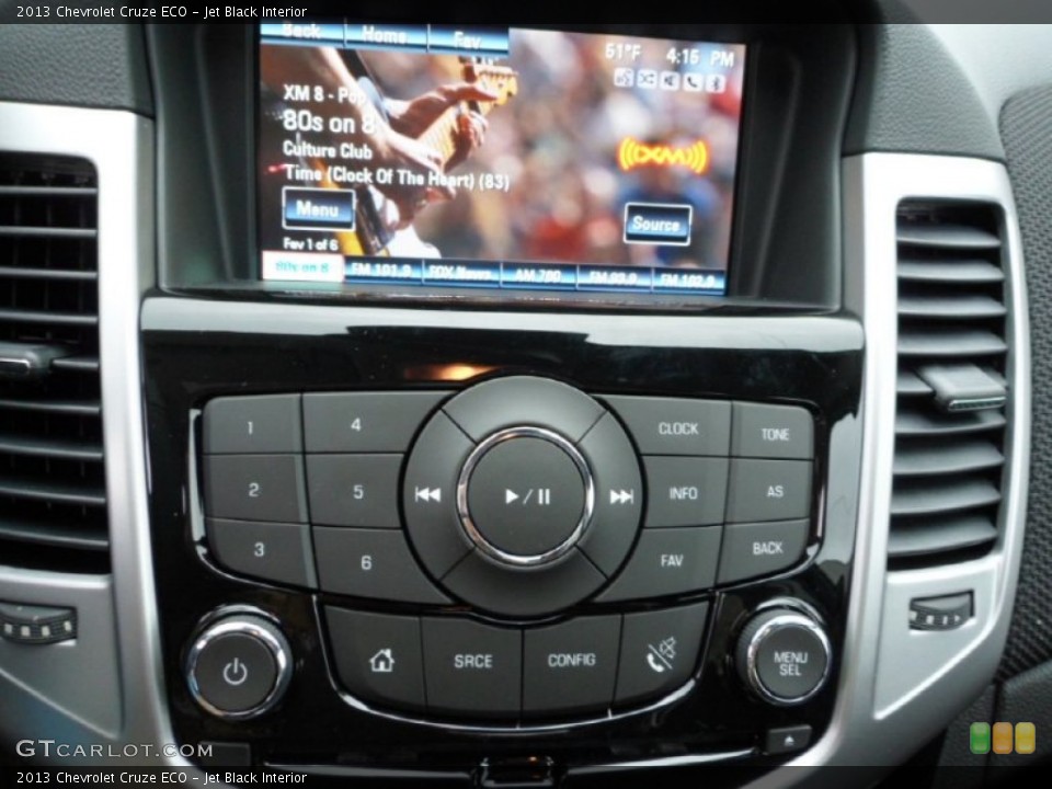 Jet Black Interior Controls for the 2013 Chevrolet Cruze ECO #71895447