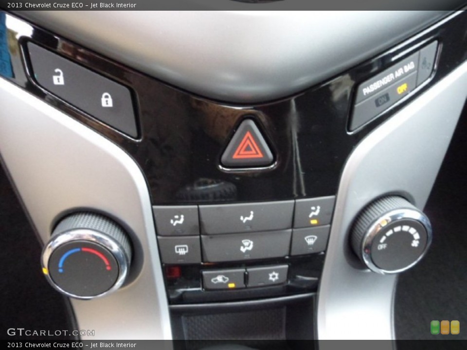 Jet Black Interior Controls for the 2013 Chevrolet Cruze ECO #71895465
