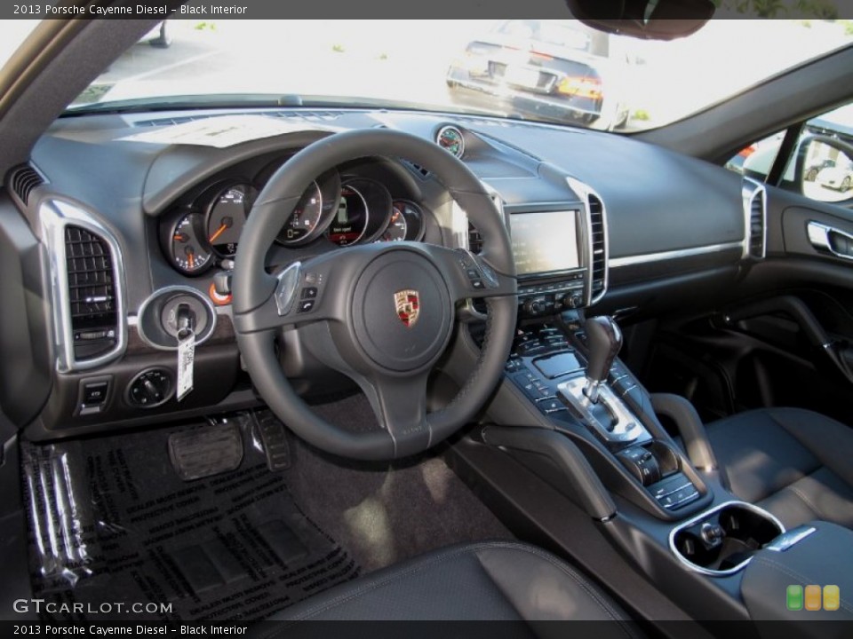 Black Interior Prime Interior for the 2013 Porsche Cayenne Diesel #71896710
