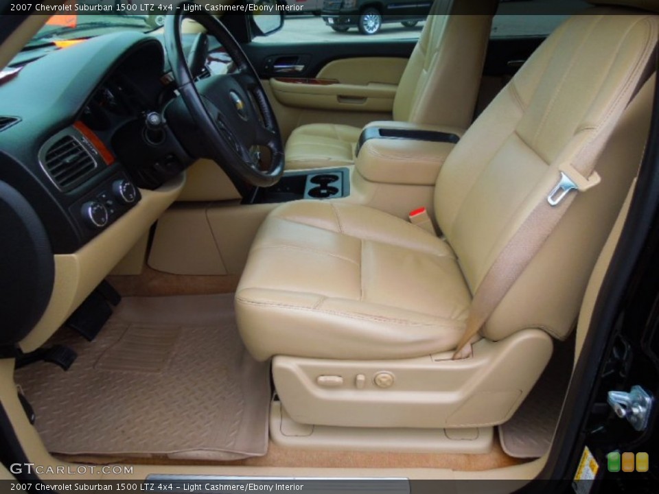 Light Cashmere/Ebony Interior Front Seat for the 2007 Chevrolet Suburban 1500 LTZ 4x4 #71897532