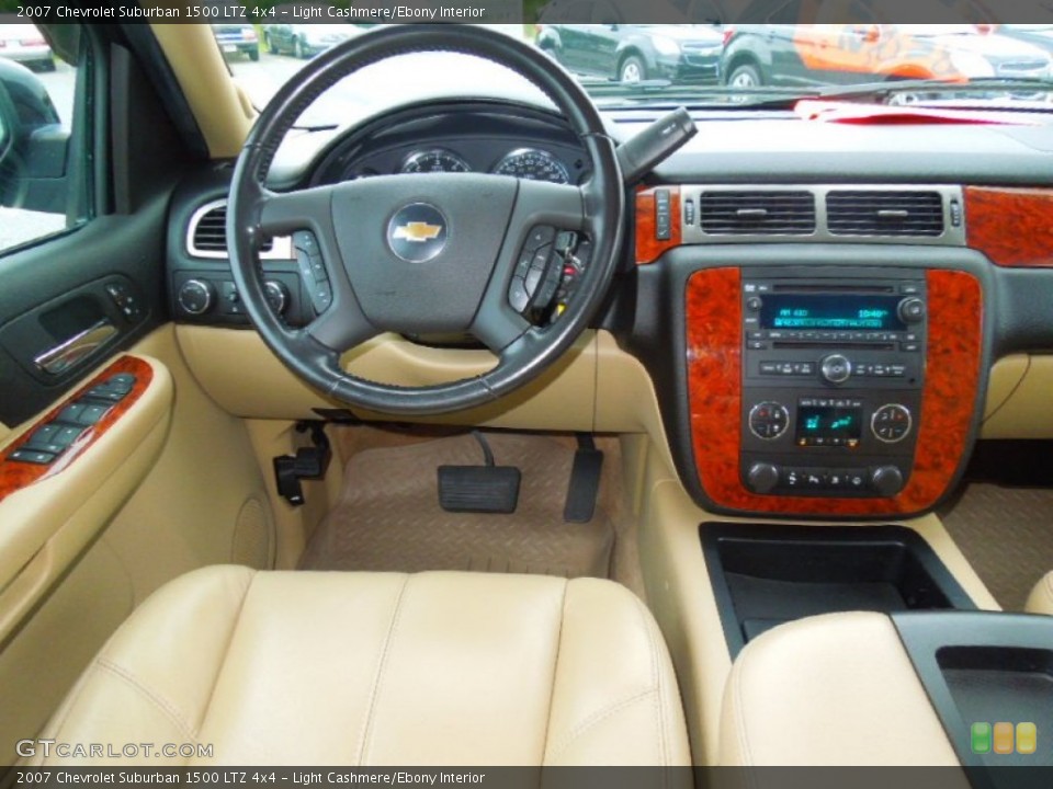 Light Cashmere/Ebony Interior Dashboard for the 2007 Chevrolet Suburban 1500 LTZ 4x4 #71897775