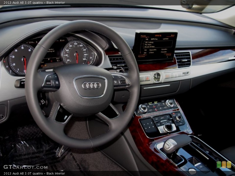 Black Interior Dashboard for the 2013 Audi A8 3.0T quattro #71898036