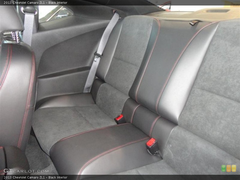 Black Interior Rear Seat for the 2013 Chevrolet Camaro ZL1 #71898960